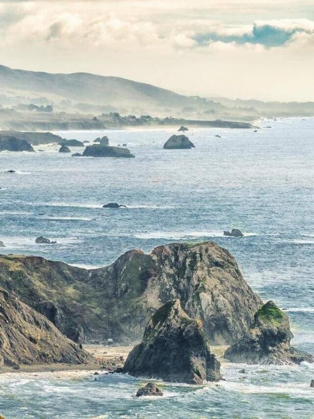 beautiful coastal view of Northern California