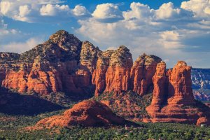 A view of the incredible red rocks in Red Rock State park