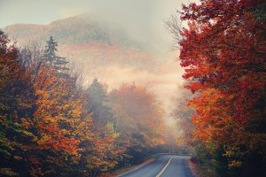 Fall colors on the Kancamagus Highway New Hampshire