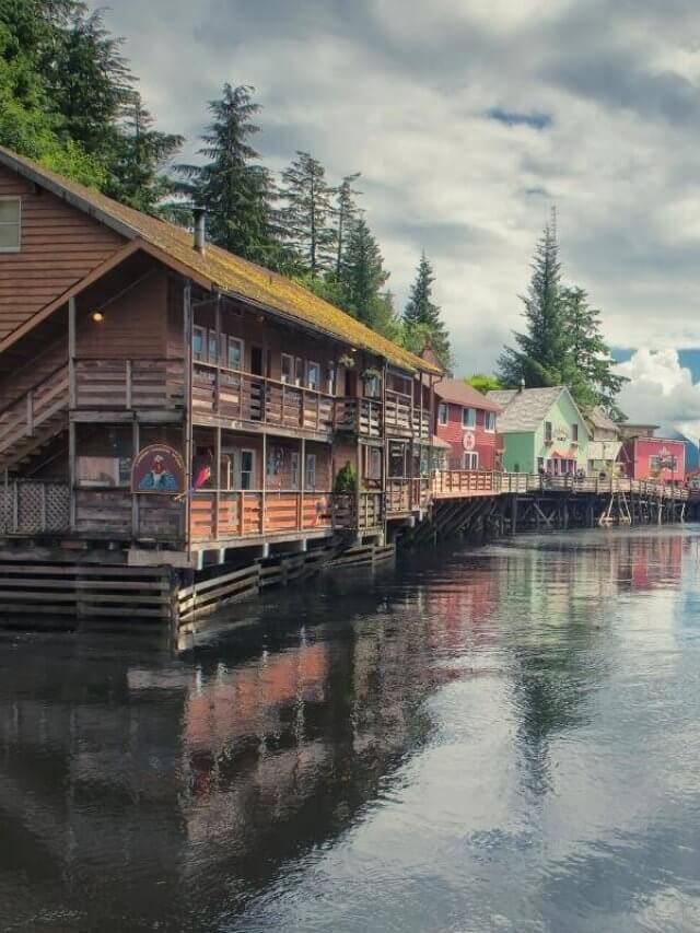 Small town Alaska pictures Ketchikan on the southeast coast of alaska