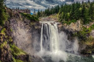 Snoqualmie Falls Washington Scenic Road Trip stop