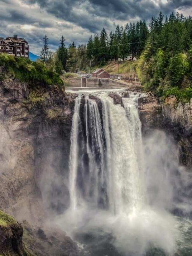 Snoqualmie Falls Washington Scenic Road Trip stop