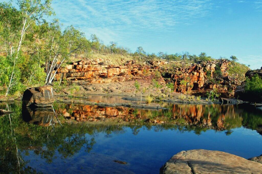 Scenic Bell Gorge on Gibb River Road - road trip from perth to Darwin
